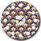 Designart 'Retro Ornamental Design Ix Mid-Century Modern Wall Clock